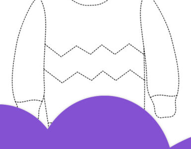 sweater tracing worksheet