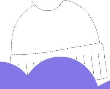 winter hat tracing