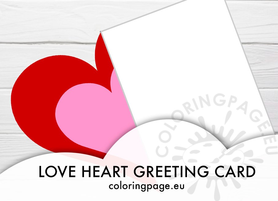 Love Heart Greeting Card