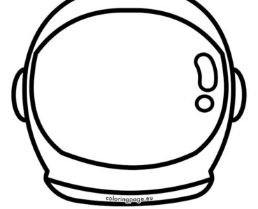 astronaut helmet template