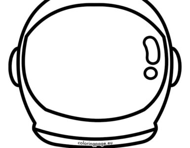 astronaut helmet template