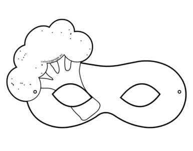 broccoli mask template