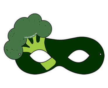 broccoli paper mask