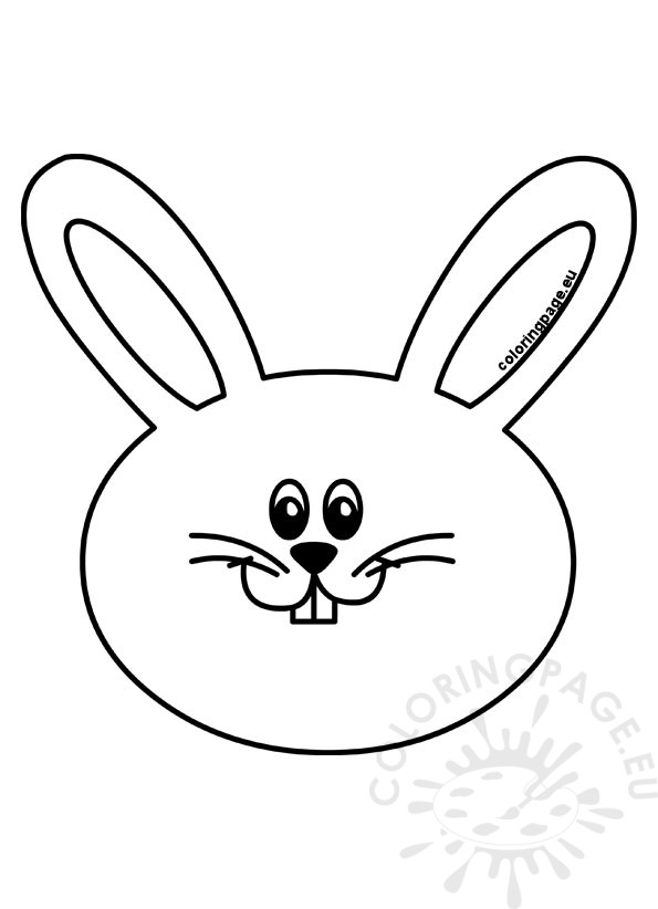 cute bunny face template