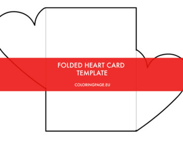 folded heart card