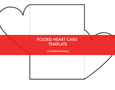 folded heart card