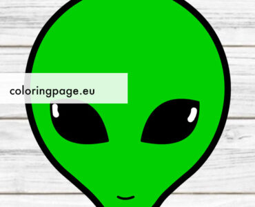 green alien head