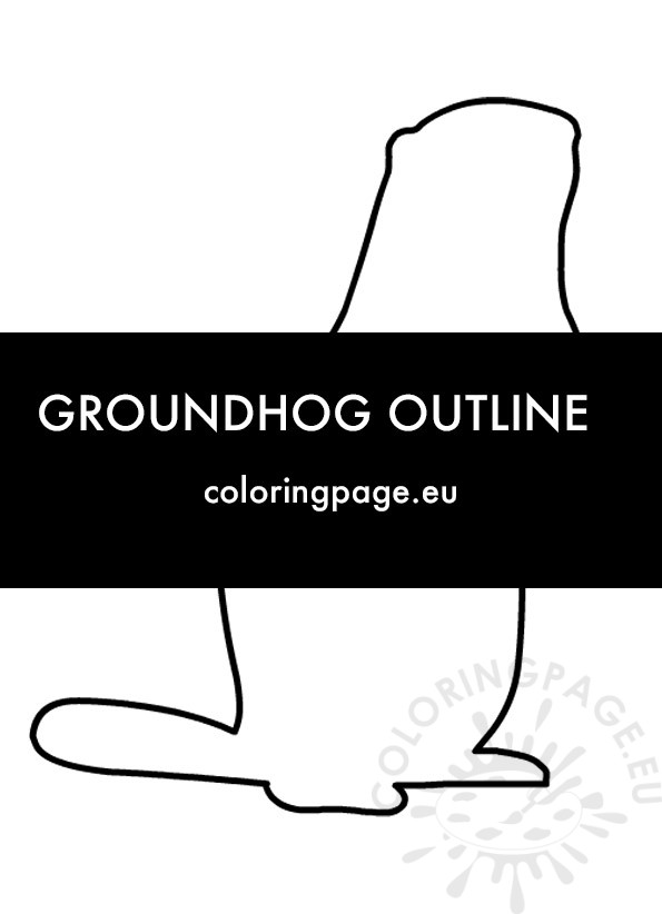 groundhog outline