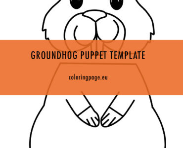 groundhog puppet template