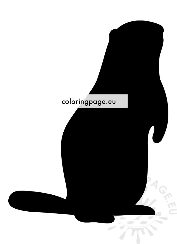 groundhog silhouette