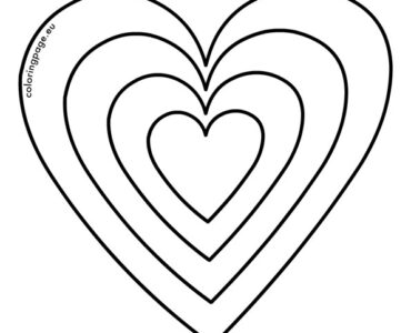 growing heart template