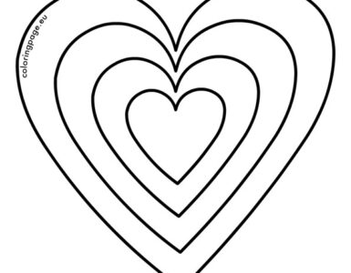 growing heart template