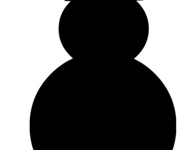 snowman silhouette