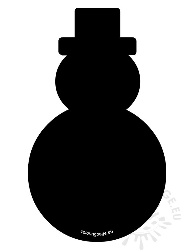 snowman silhouette