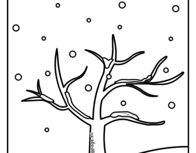 tree with snow