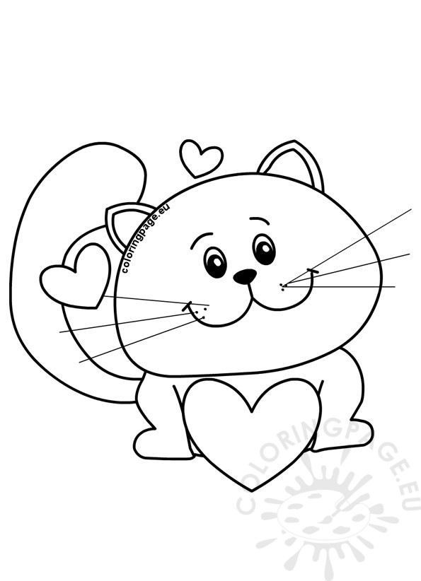 valentine cat