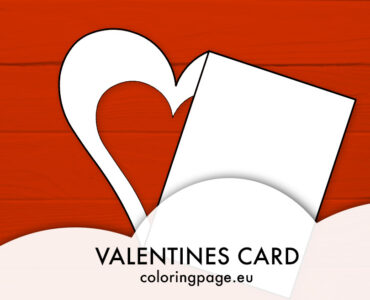 valentines card template