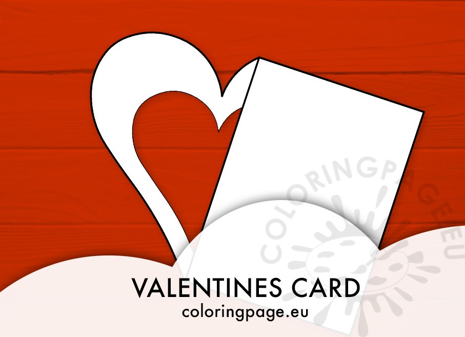 valentines card template