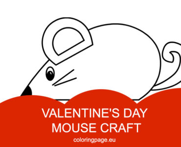valentines day mouse craft