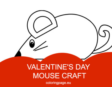 valentines day mouse craft