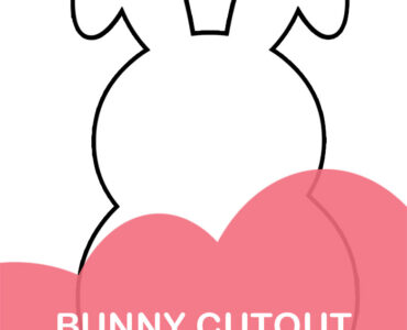 bunny cutout craft