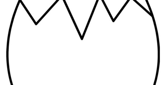 cracked egg shell template