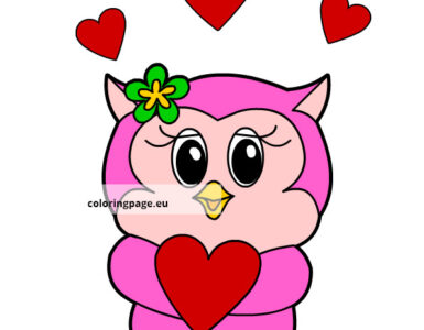 cute owl valentine