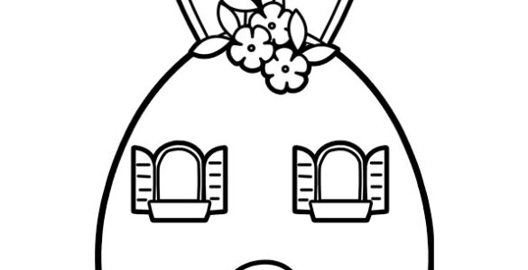 easter egg bunny house