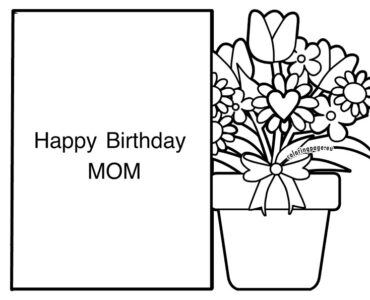 flowers card mom