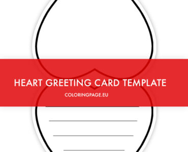 heart shaped greeting card