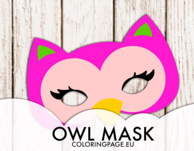 owl paper mask