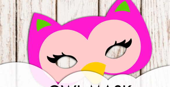 owl paper mask