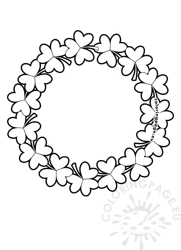 shamrock wreath