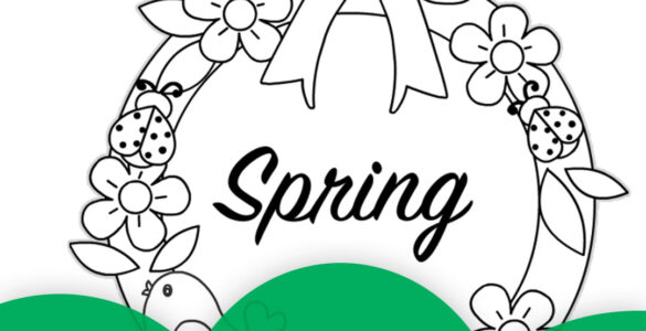 spring wreath school