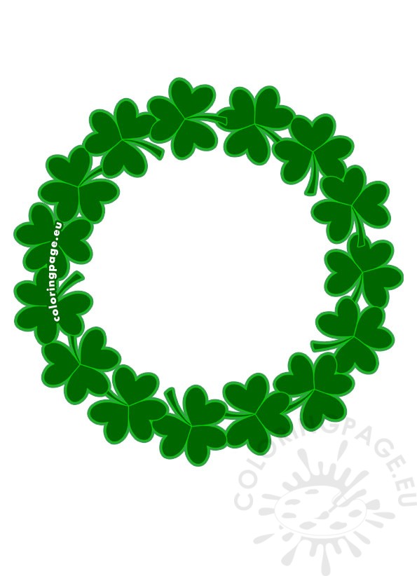 st patricks day wreath