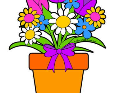 tulips and daisies