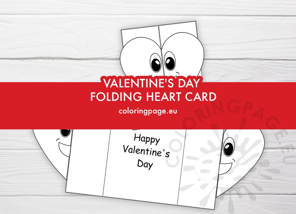 valentines day folding heart card