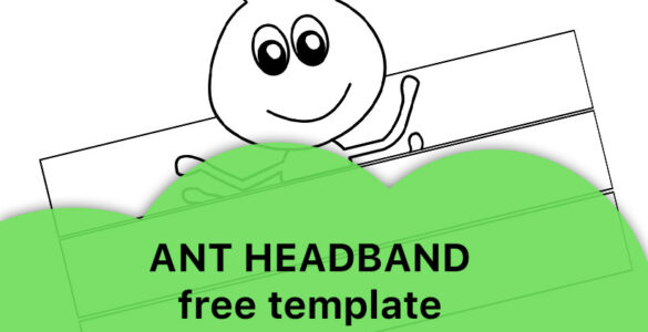 ant headband template