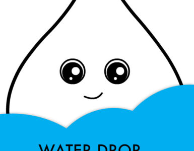 cute water drop