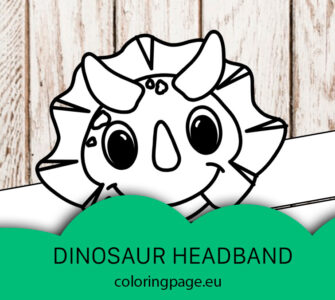 dinosaur headband