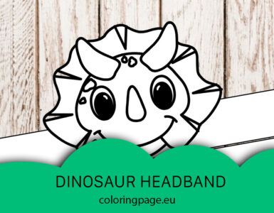 dinosaur headband