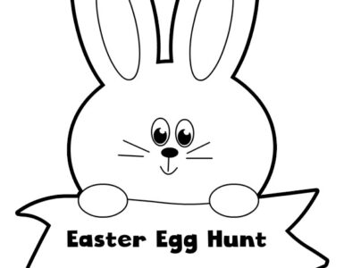 easter egg hunt sign