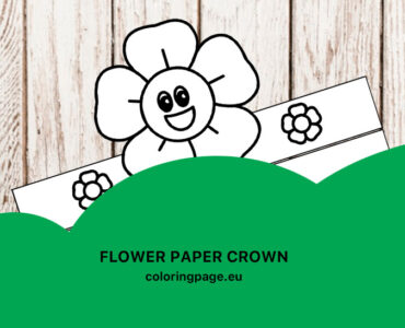 flower paper crown