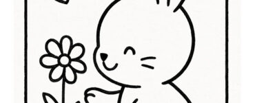 cute rabbit flower