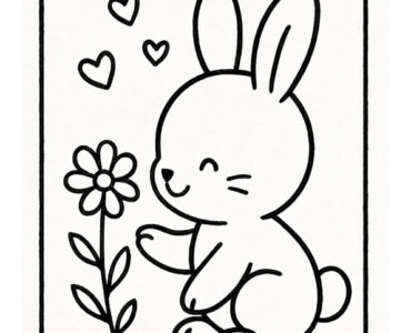 cute rabbit flower