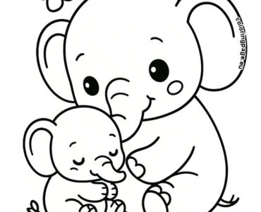 elephant mother baby