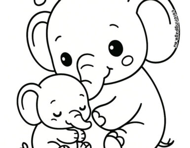 elephant mother baby