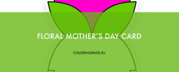 floral mothers day card
