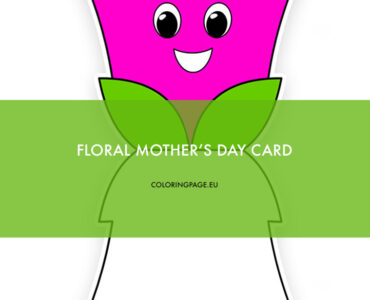 floral mothers day card