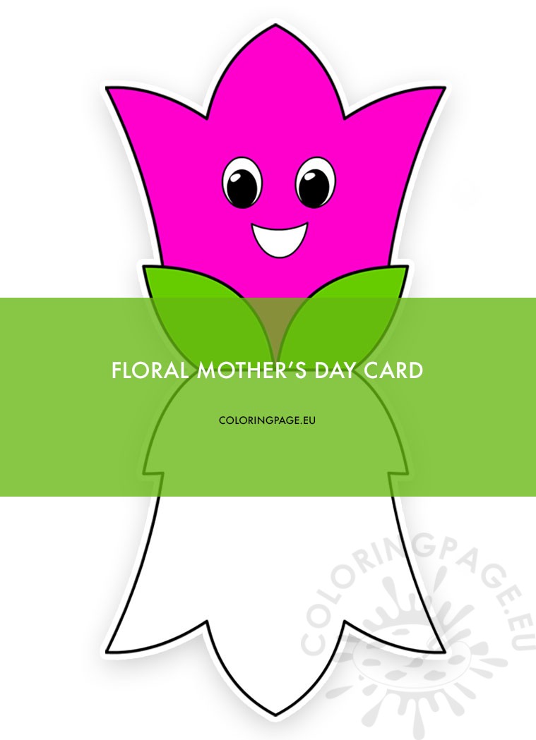 floral mothers day card